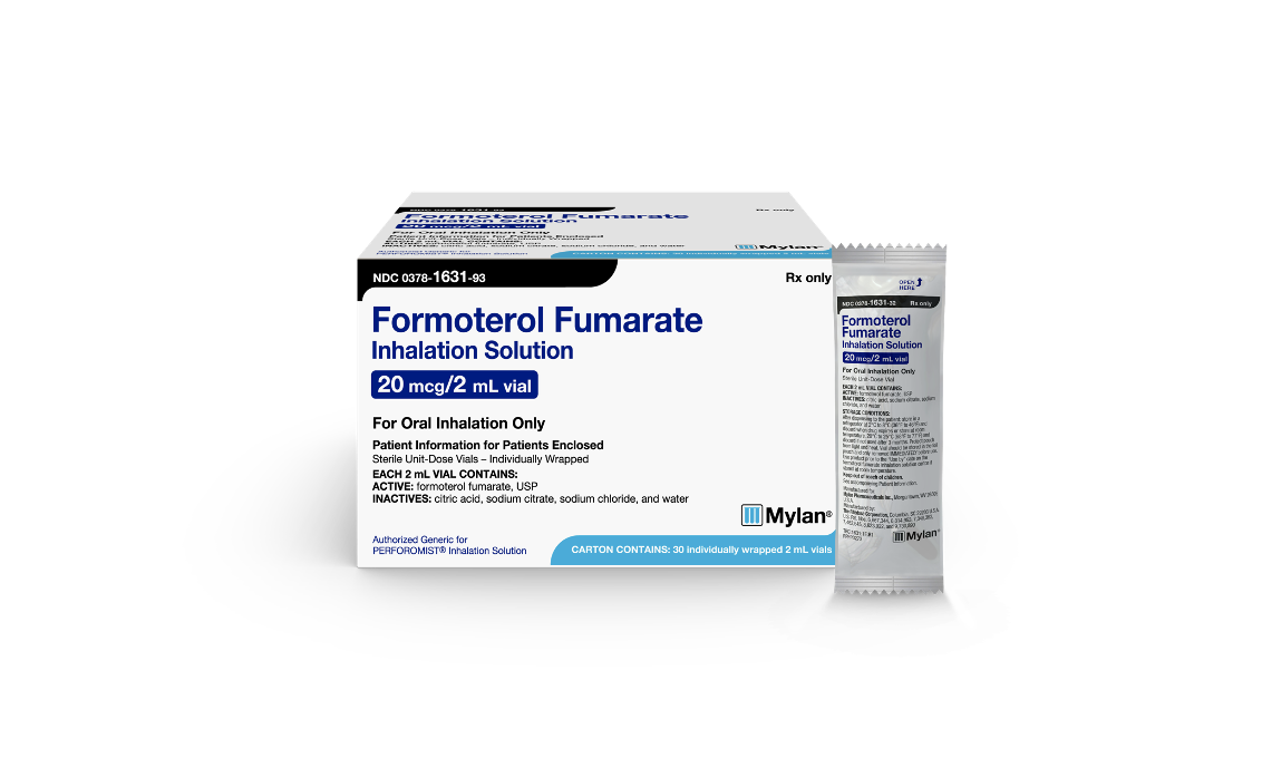 packaging for formoterol fumarate inhalation solution.